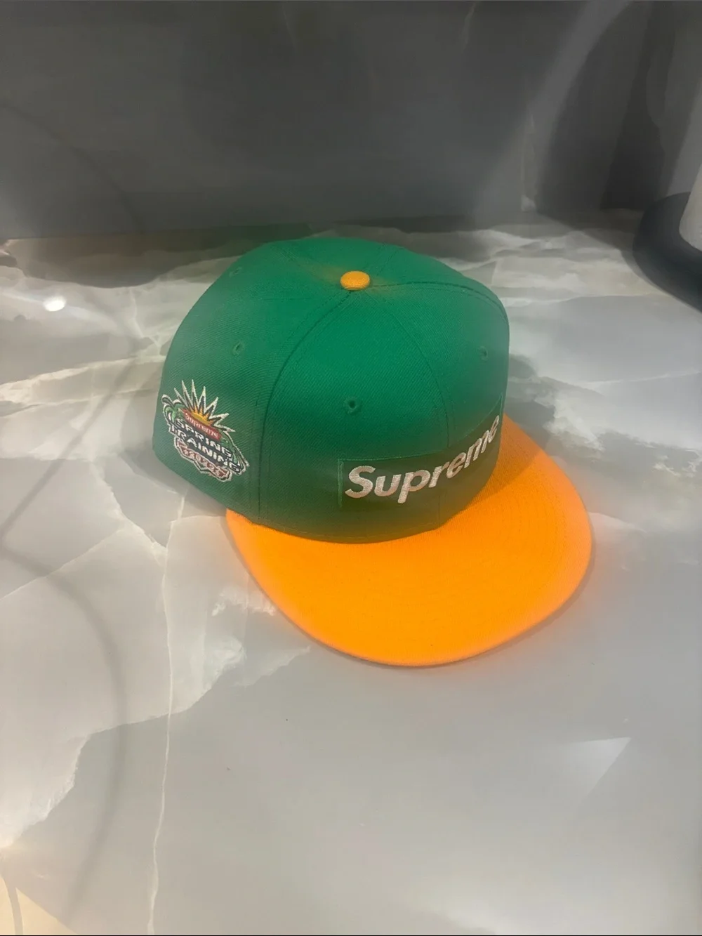 Supreme 2-Tone Box Logo New Era 'Green'